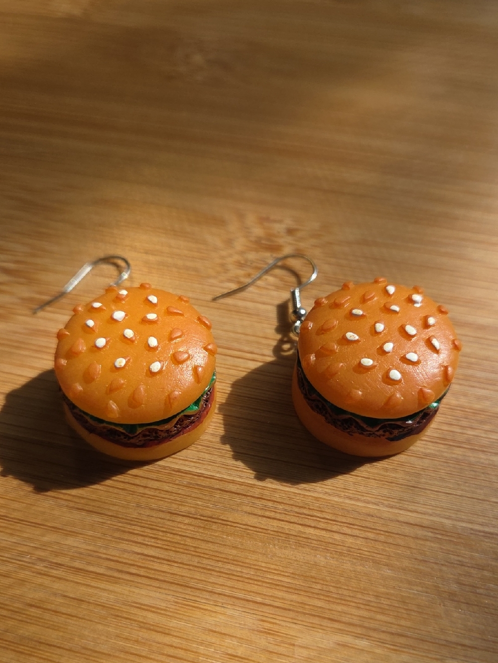 Hamburger Earrings
